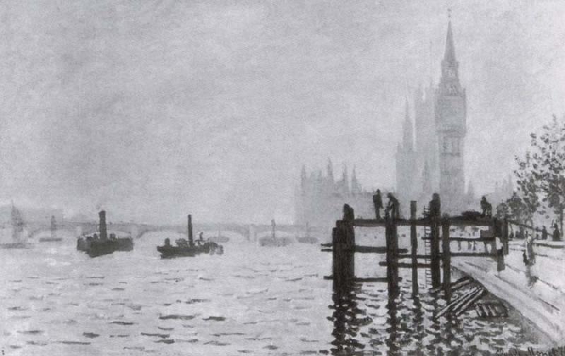 Claude Monet The Thames and Parliament oil painting picture